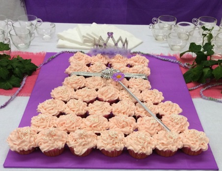 Princess Cupcakes for Baby Shower